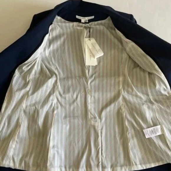 Veronica Beard Mori Dickey Jacket Navy Blue Size 4 NWT - Picture 8 of 16